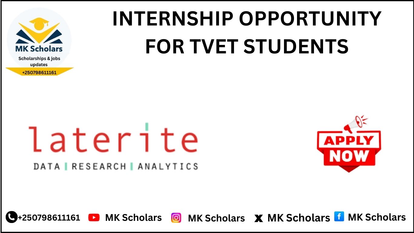 INTERNSHIP OPPORTUNITY FOR  TVET STUDENTS